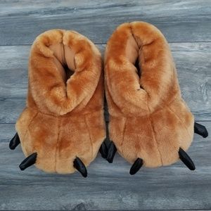Bear Paw Plush Slippers